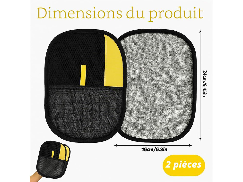 Lot de 2 gants anti-poils - Image 3