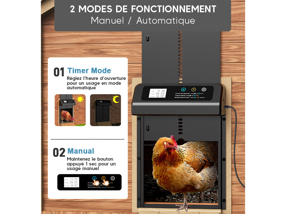 Porte automatique poulailler - Image 3