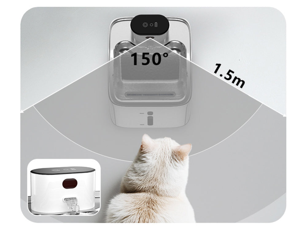 Fontaine à eau sans fil Inox 4,2L - Modèle INO2 - Coloris Blanc - Image 2