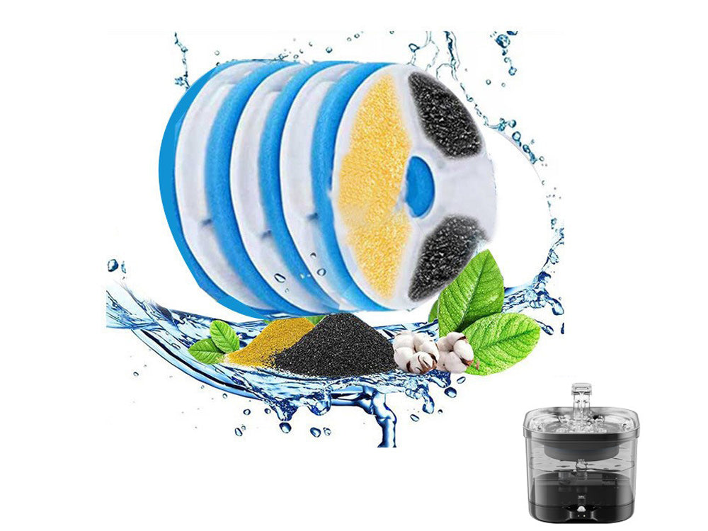 Lot de 4 filtres pour fontaine INO3