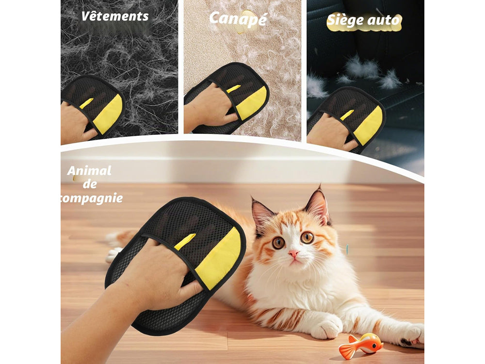 Lot de 2 gants anti-poils - Image 2
